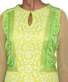 Mint green kurta and sharara set