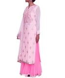 Baby pink kurta and sharara set